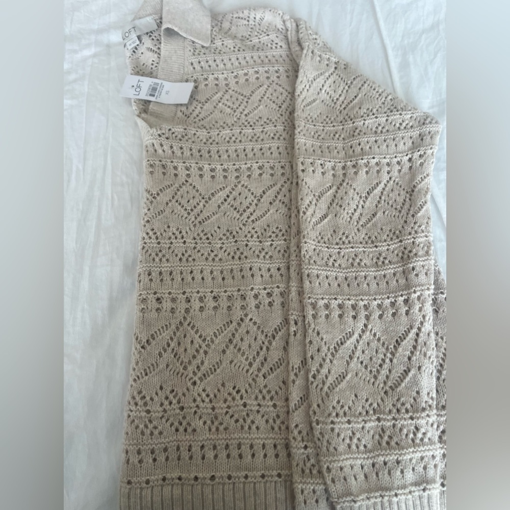 LOFT Oatmeal Collar Sweater - Picture 3 of 6